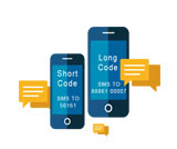 Poorvi Web Solutions offers the short code and long code at the economic cost